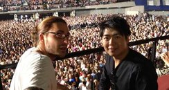 Lang Lang David Garrett at Lady Gaga Concert