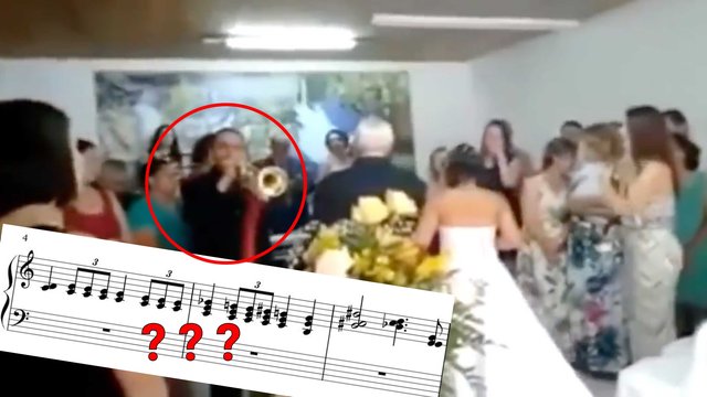 Trumpet wedding fail