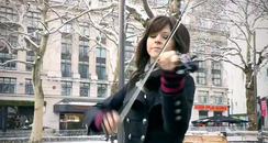 lindsey stirling performs in leicester square